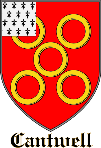 Cantwell family crest Cantwell family crest
