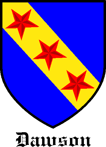 DAWSON family crest DAWSON family crest