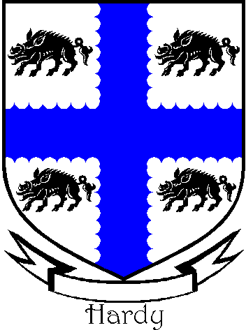 Hardy family crest Hardy family crest