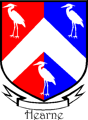 HEARNE family crest HEARNE family crest