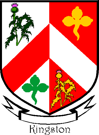 KINGSTON family crest KINGSTON family crest