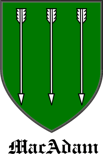 McAdam family crest McAdam family crest