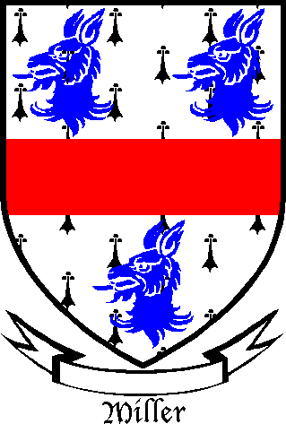MILLER family crest MILLER family crest