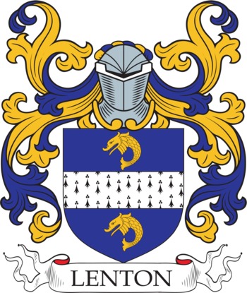 LENTON family crest LENTON family crest