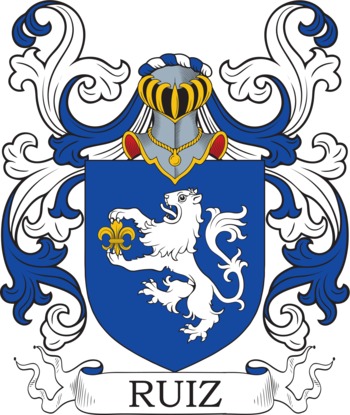 RUIZ family crest