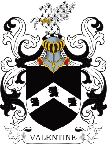 Valentine family crest