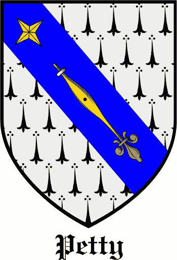 Petty family crest