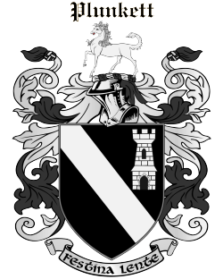 Plunkett family crest