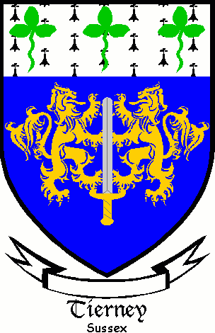 TIERNEY family crest